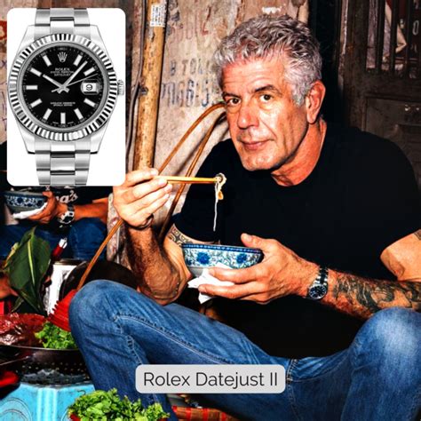 anthony bourdain rolex blue|Bourdain watches.